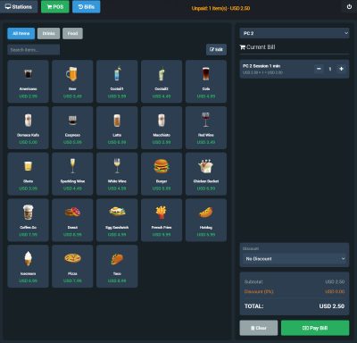 Cafe & Kiosk POS