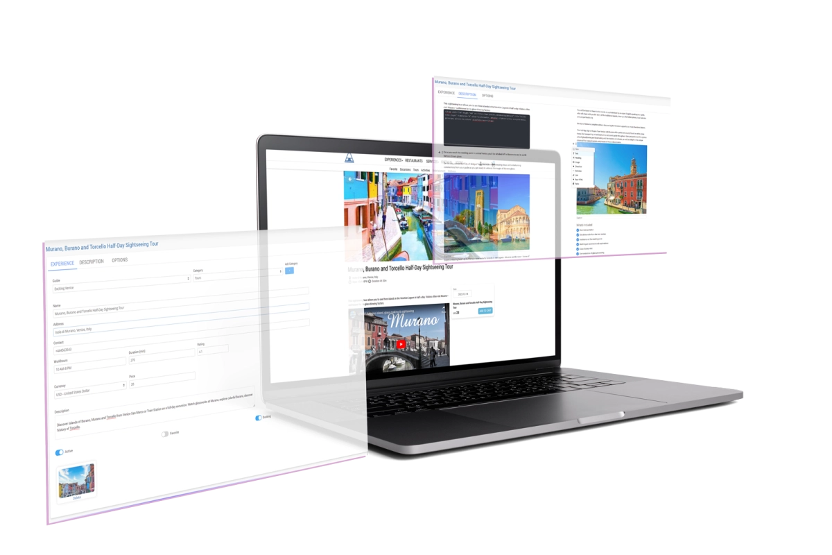 Digital Guide User Interface